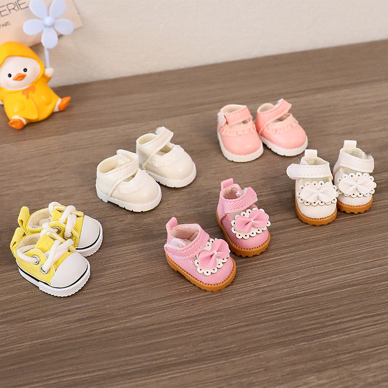(only-clothes) Suitable for Labubu Doll Shoes Collection First Second Third Generation Keychain Blind Box Labubu Shoes Dress-Up Toy Shoes Only