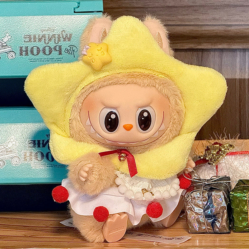 (only-clothes) Suitable for Labubu Sitting Party Baby Clothes First Second Third Generation Labubu Clothing Set Accessories and Peripheral