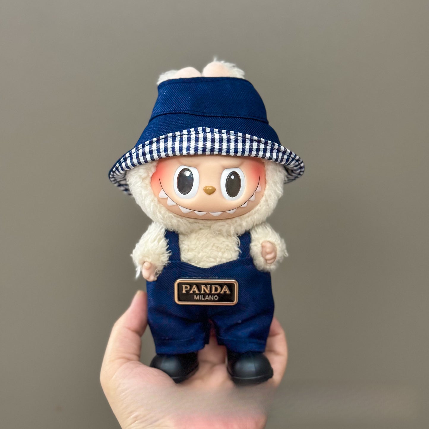 (only-clothes) Suitable for Labubu Doll Clothes 123 Generation Labubu Clothes 17cm Pendant Plush Doll Outfit Dress