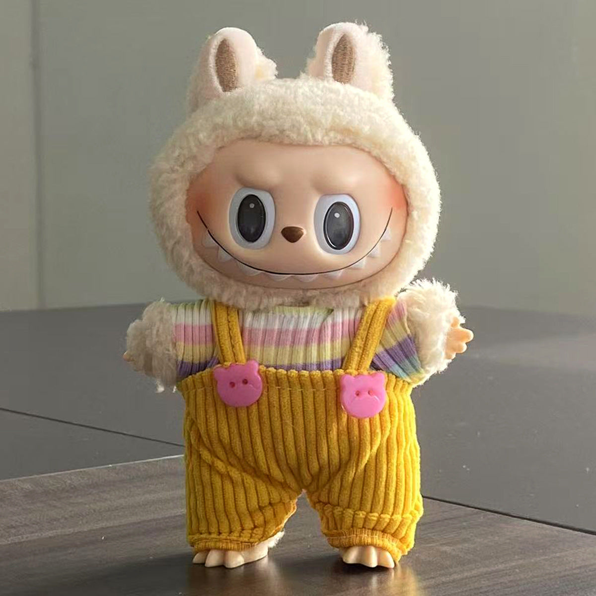 Labubu Doll Clothes Labubu Clothes 17cm First Second Third Generation Plush Vinyl Doll Dress Up Outfit Set