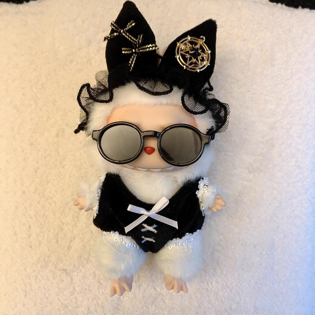 (only-clothes) Labubu Changing Station Macaron Universal Baby Clothes Sexy Little Wild Cat Love Labubu Vinyl First Second Third Generation