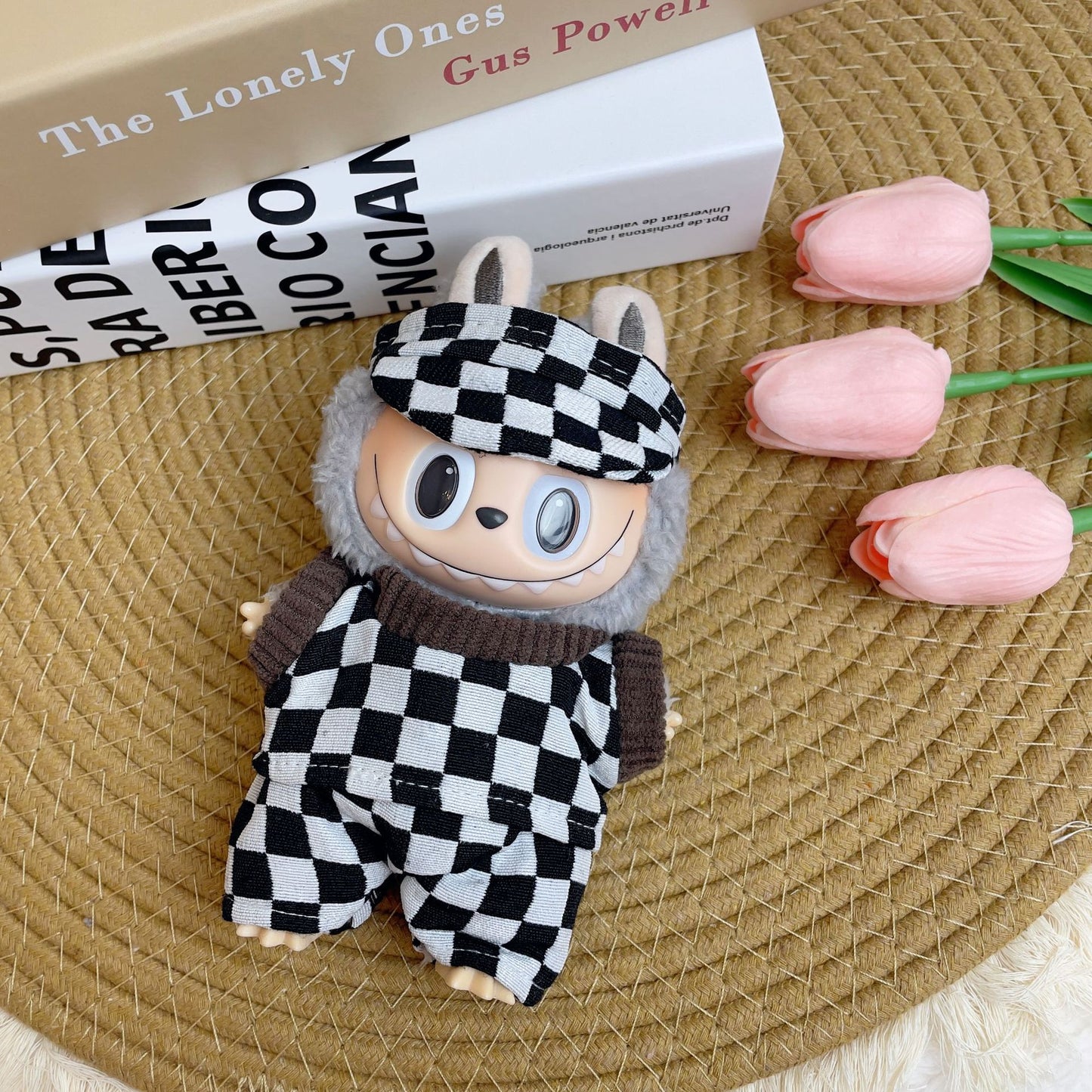 (only-clothes) Labubu Doll Clothes First and Second Generation Labubu Plush Doll Outfit Set Cute Dress-Up Doll Clothing Accessories