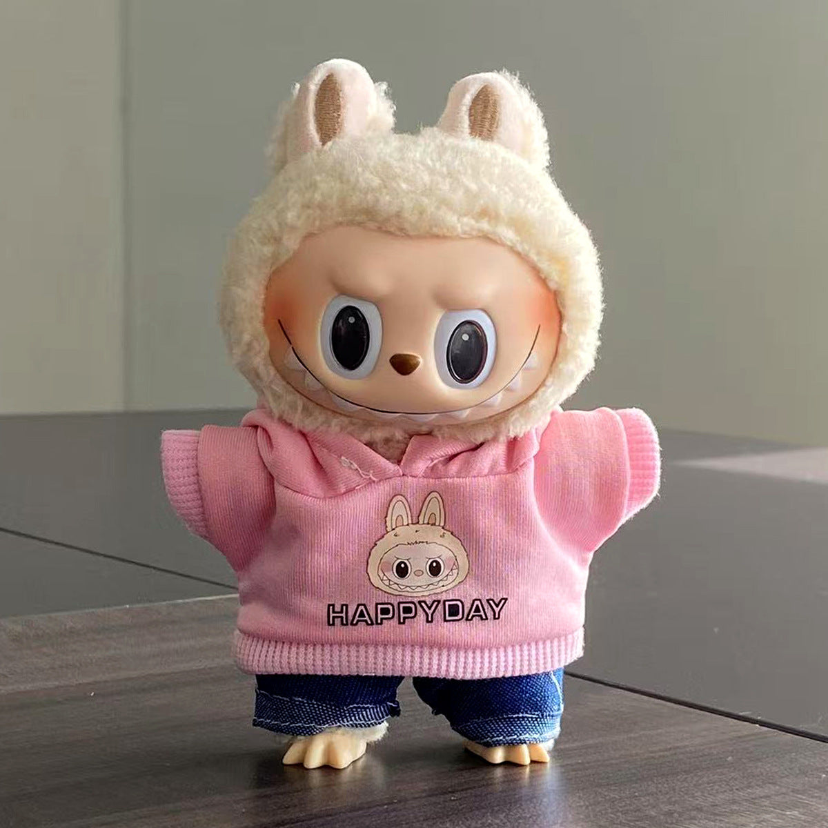 Labubu Doll Clothes Labubu Clothes 17cm First Second Third Generation Plush Vinyl Doll Dress Up Outfit Set