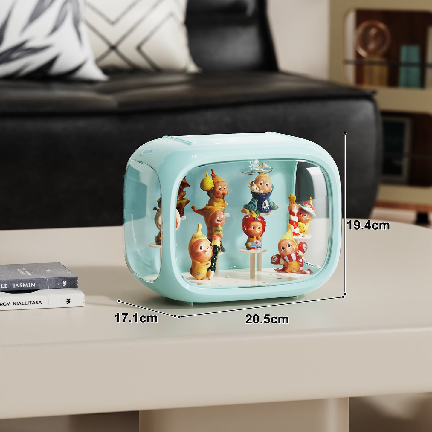 Space Capsule Labubu Blind Box Storage Box Transparent Bubble Mart White Box Display Figurine Display Stand