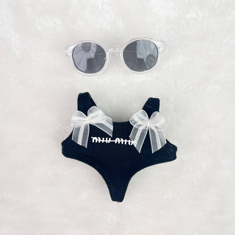 (only-clothes) Labubu Doll Clothes Accessories Miumiu Swimsuit Set Vinyl Blind Box First Second Third Generation Labubu Clothes Replacement