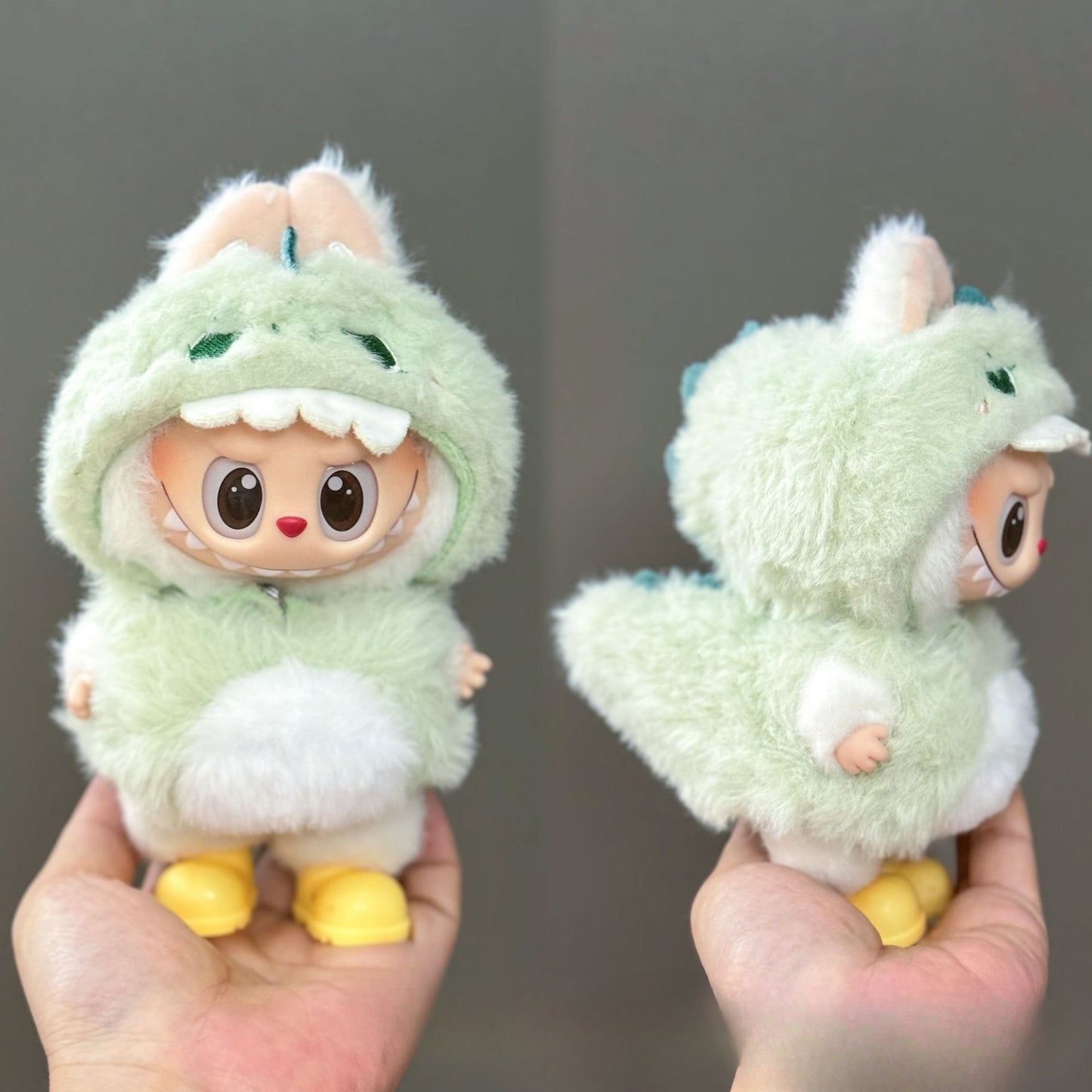 (only-clothes) Suitable for Labubu Doll Clothes 123 Generation Labubu Clothes 17cm Pendant Plush Doll Outfit Dress