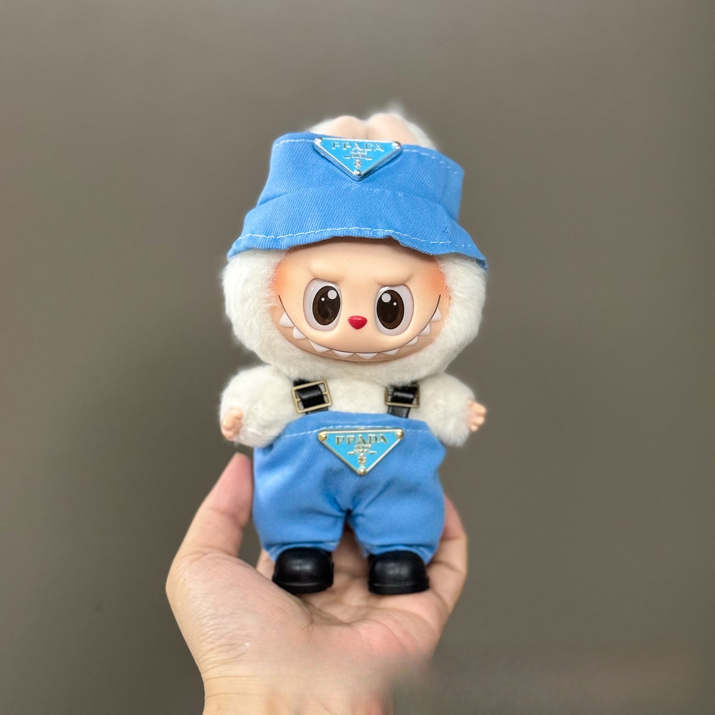 (only-clothes) Suitable for Labubu Doll Clothes First Second Third Generation Labubu Clothes 17cm Vinyl Pendant Doll Set