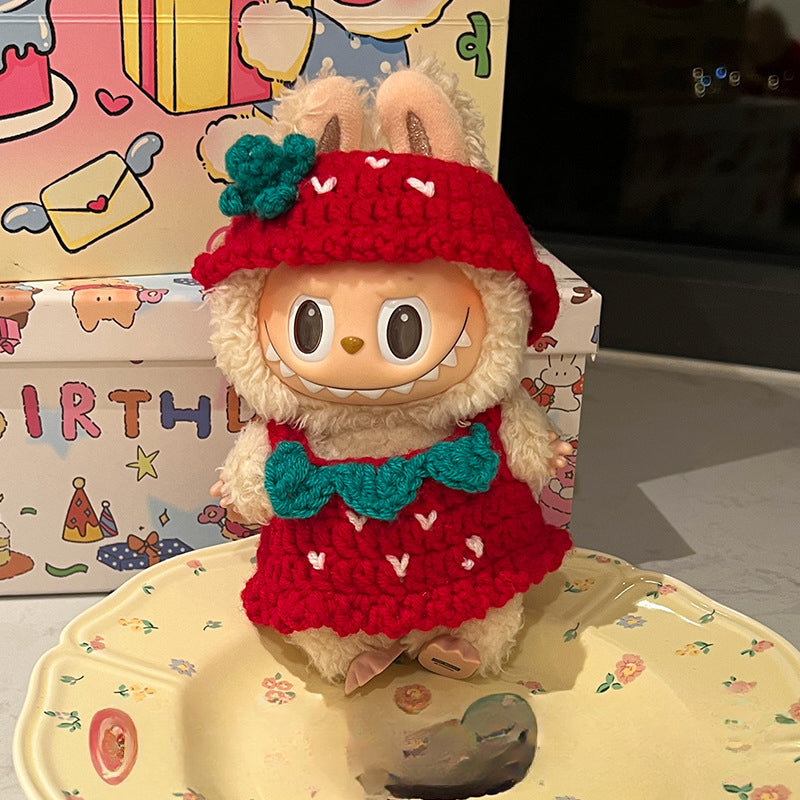 (only-clothes) Labubu Doll Clothes Labubu First Generation Third Generation Sitting Party Clothes Doll Replacement Dress Original Doll Clothes