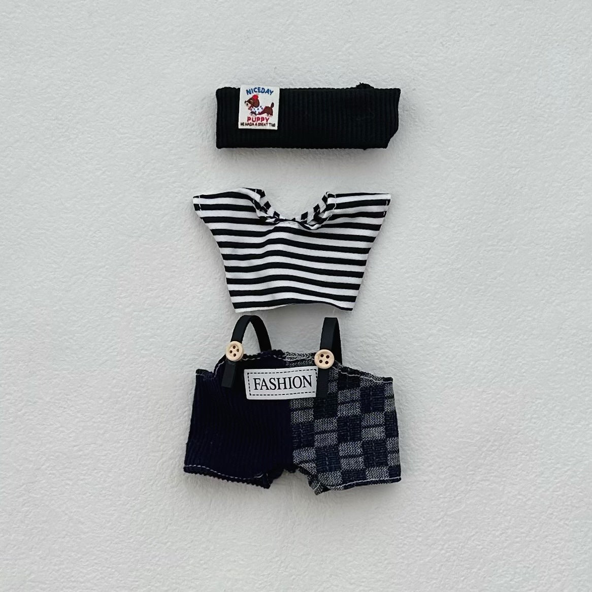 Clothes Only Suitable for 17cm Labubu Vinyl Doll Plush Toys and Other Wearable Outfit Changeable Toys