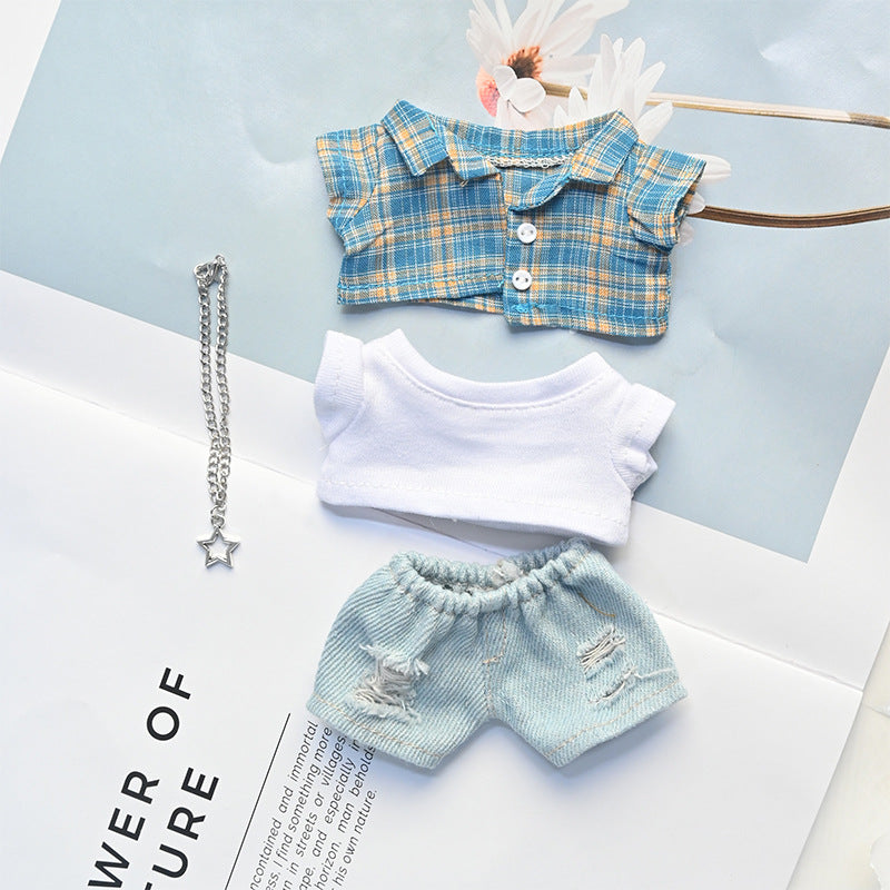(only-clothes) In Stock Instant Delivery Labubu Clothes Labubu Doll Clothes Macaron Trendy Brand Doll Clothes High Quality