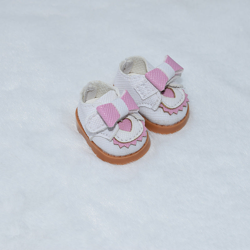 (only-clothes) Labubu Doll Shoes Collection 17CM Keychain Blind Box Labubu Replacement Shoes Doll Dress-Up Toy Shoes