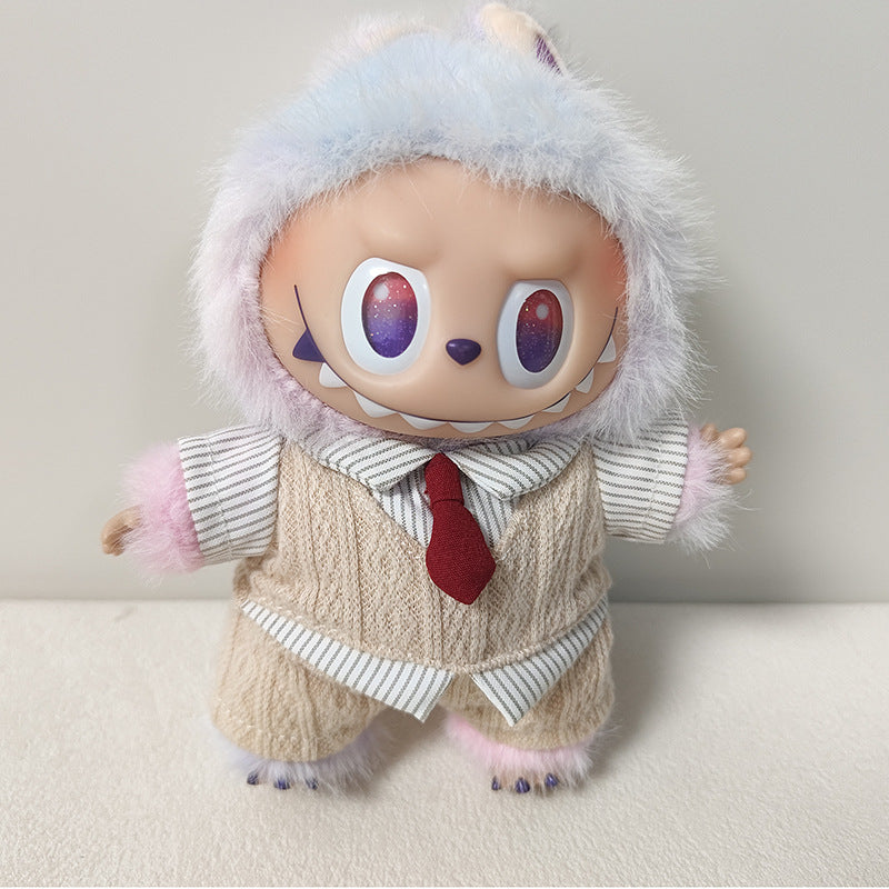 (only-clothes) Labubu Doll Clothes First Generation Second Generation Third Generation Labubu Academy Style Outfit Clothes Blind Box Accessories Replacement Accessories