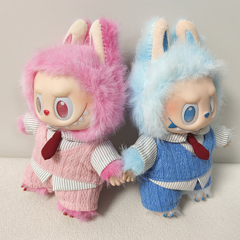 (only-clothes) Labubu Doll Clothes First Generation Second Generation Third Generation Labubu Academy Style Outfit Clothes Blind Box Accessories Replacement Accessories