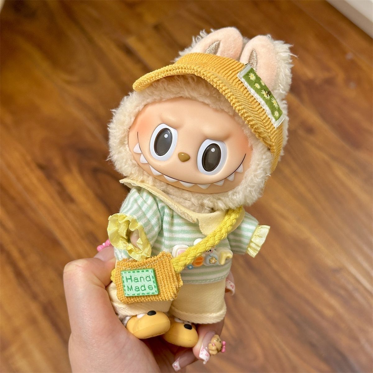 Summer Edition 17cm Labubu Doll Clothes Labubu Accessories First and Second Generation Vinyl Doll Replacement Outfit Set Other