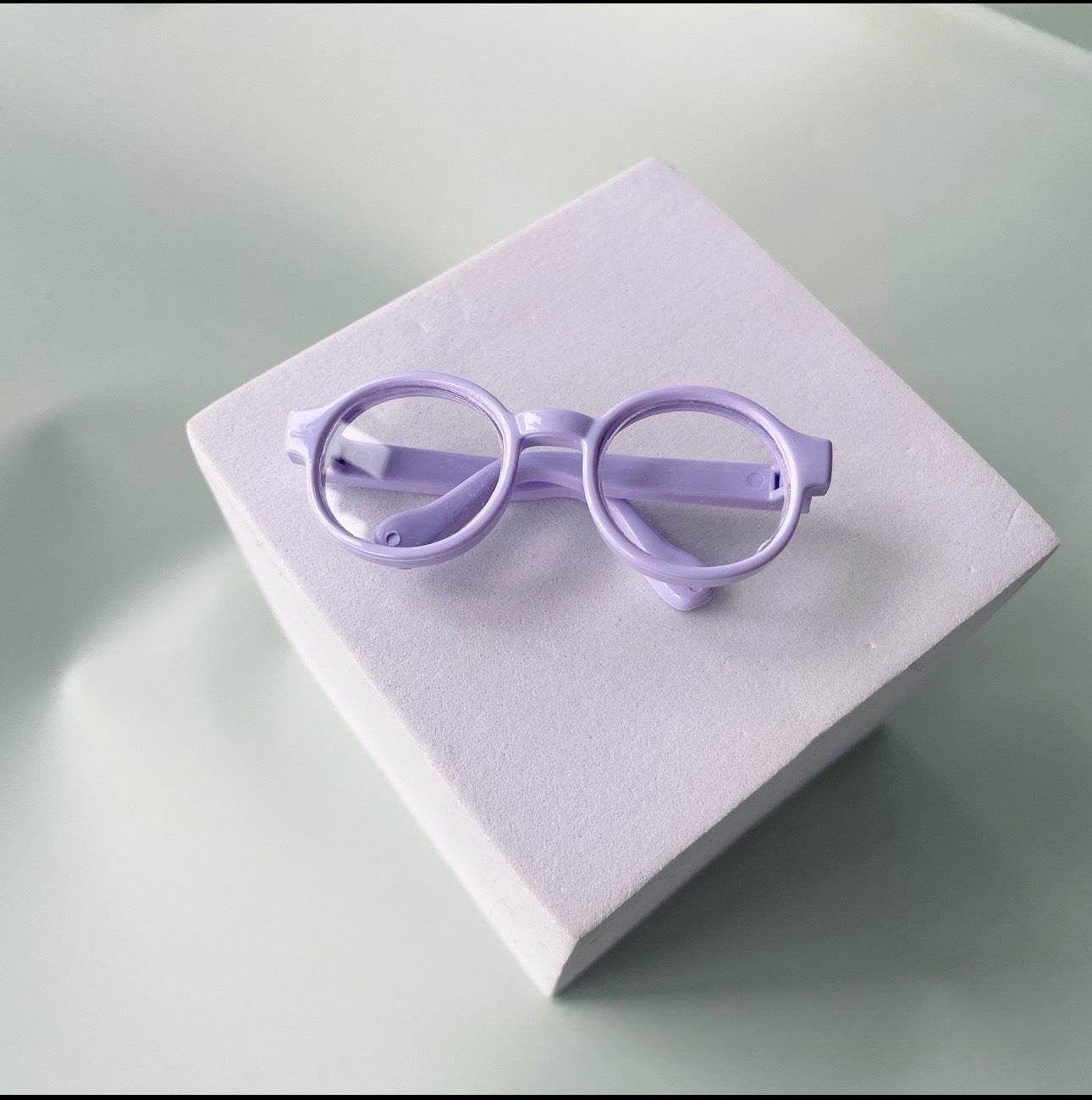 (only-clothes) Manufacturer Supply 6.5CM Glasses Self-Deprecating Bear Glasses Labubu Glasses Cotton Doll Glasses