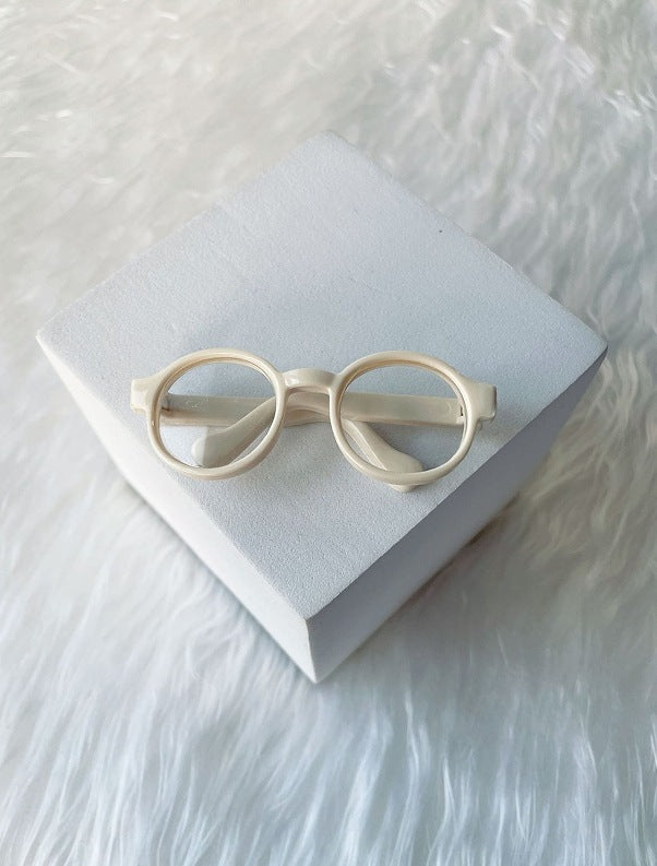(only-clothes) Manufacturer Supply 6.5CM Glasses Self-Deprecating Bear Glasses Labubu Glasses Cotton Doll Glasses