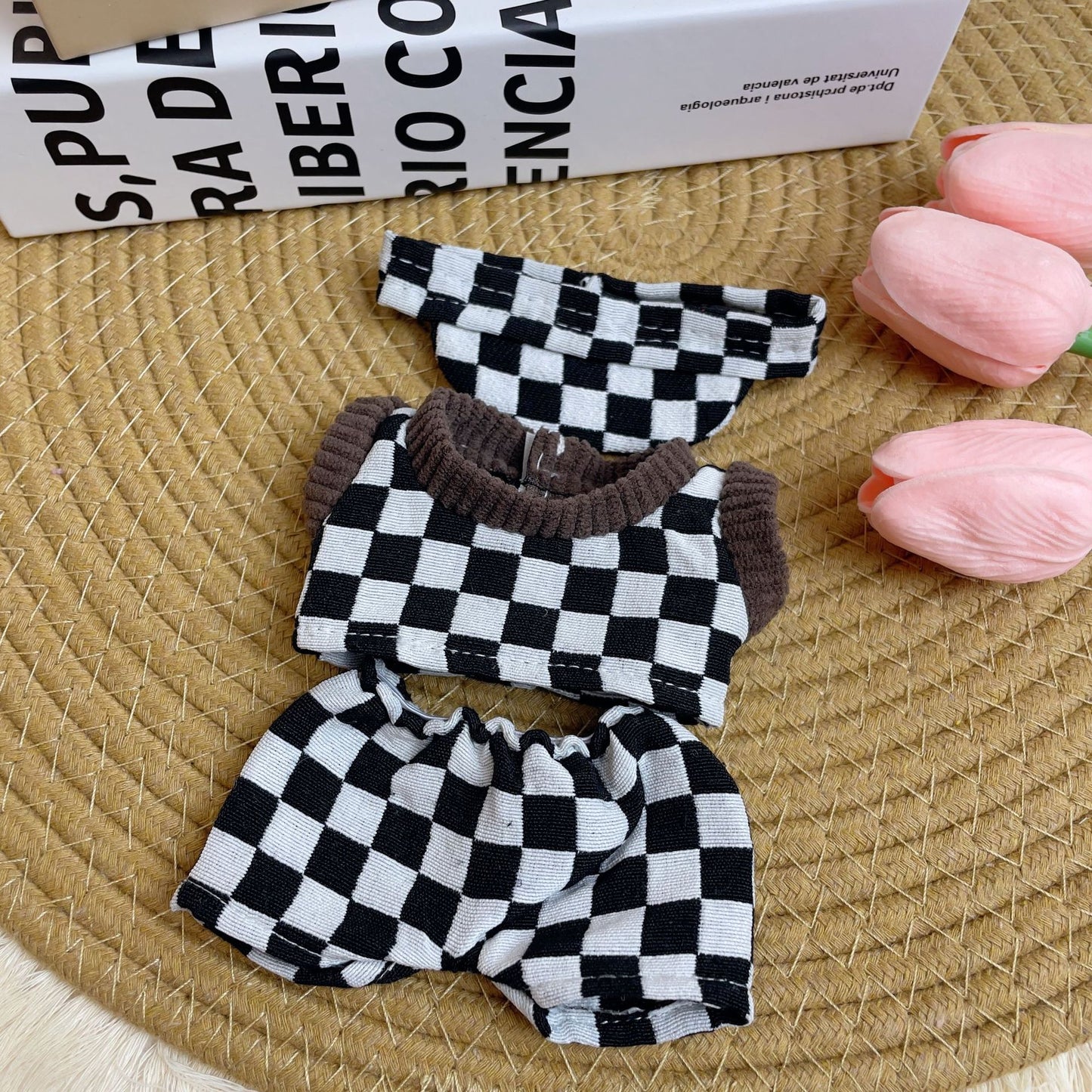 (only-clothes) Labubu Doll Clothes First and Second Generation Labubu Plush Doll Outfit Set Cute Dress-Up Doll Clothing Accessories