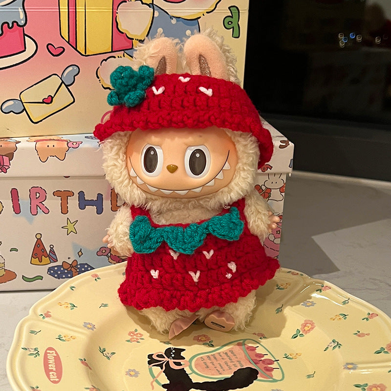 (only-clothes) Labubu Doll Clothes Labubu First Generation Third Generation Sitting Party Clothes Doll Replacement Dress Original Doll Clothes
