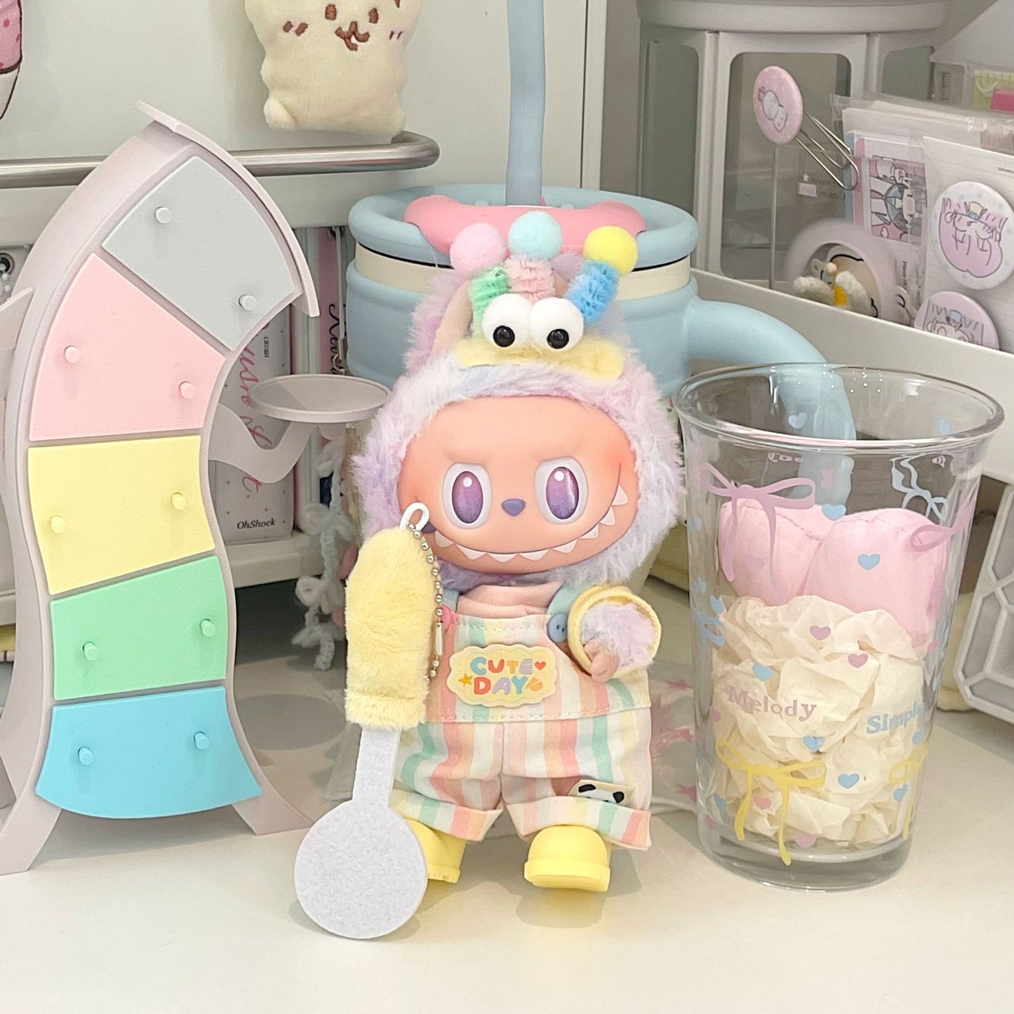 Labubu Doll Clothes 17cm First Second Third Generation Doll Dress Up Clothes Interchangeable Outfit Set Labubu Clothes