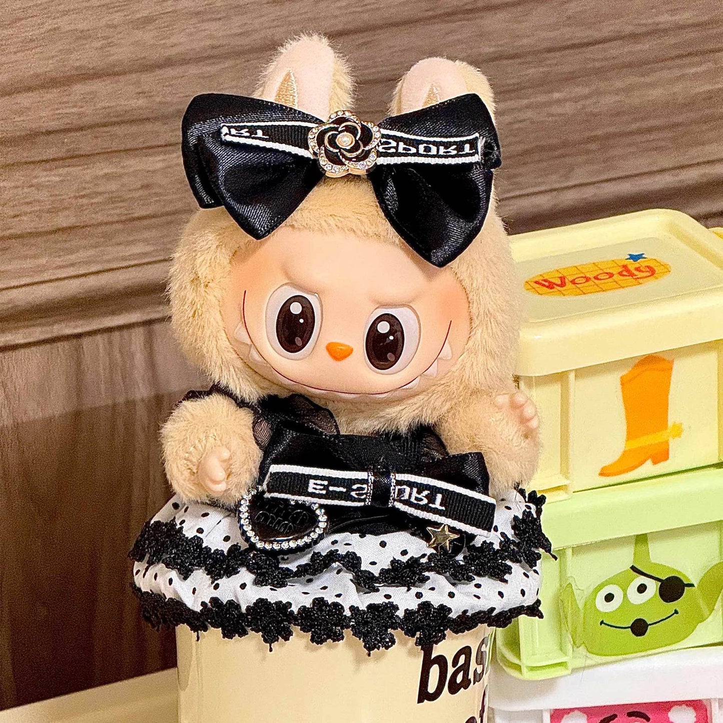 (only-clothes) Suitable for Labubu Sitting Party Baby Clothes First Second Third Generation Labubu Clothing Set Accessories and Peripheral