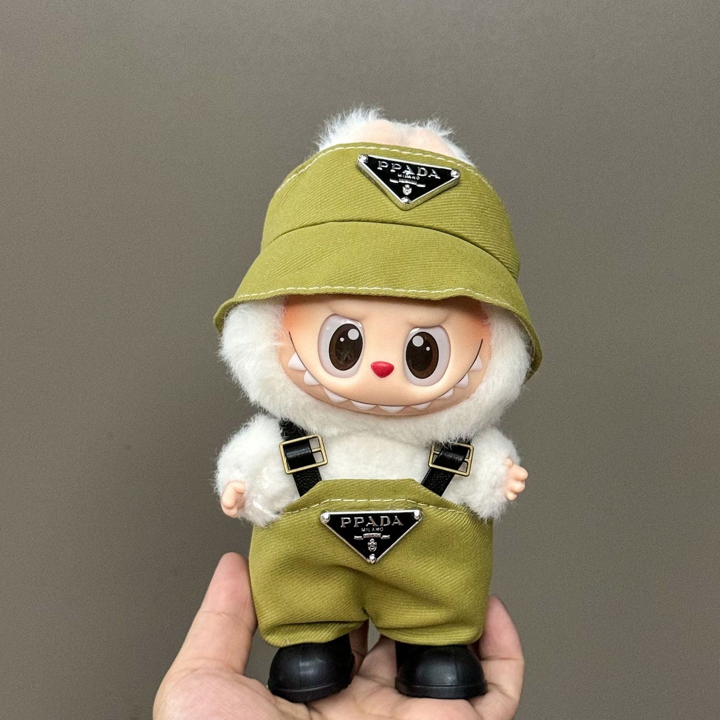 (only-clothes) Suitable for Labubu Plush Doll Clothes First and Second Generation 17cm Pendant Plush Toy Clothes Set Dress
