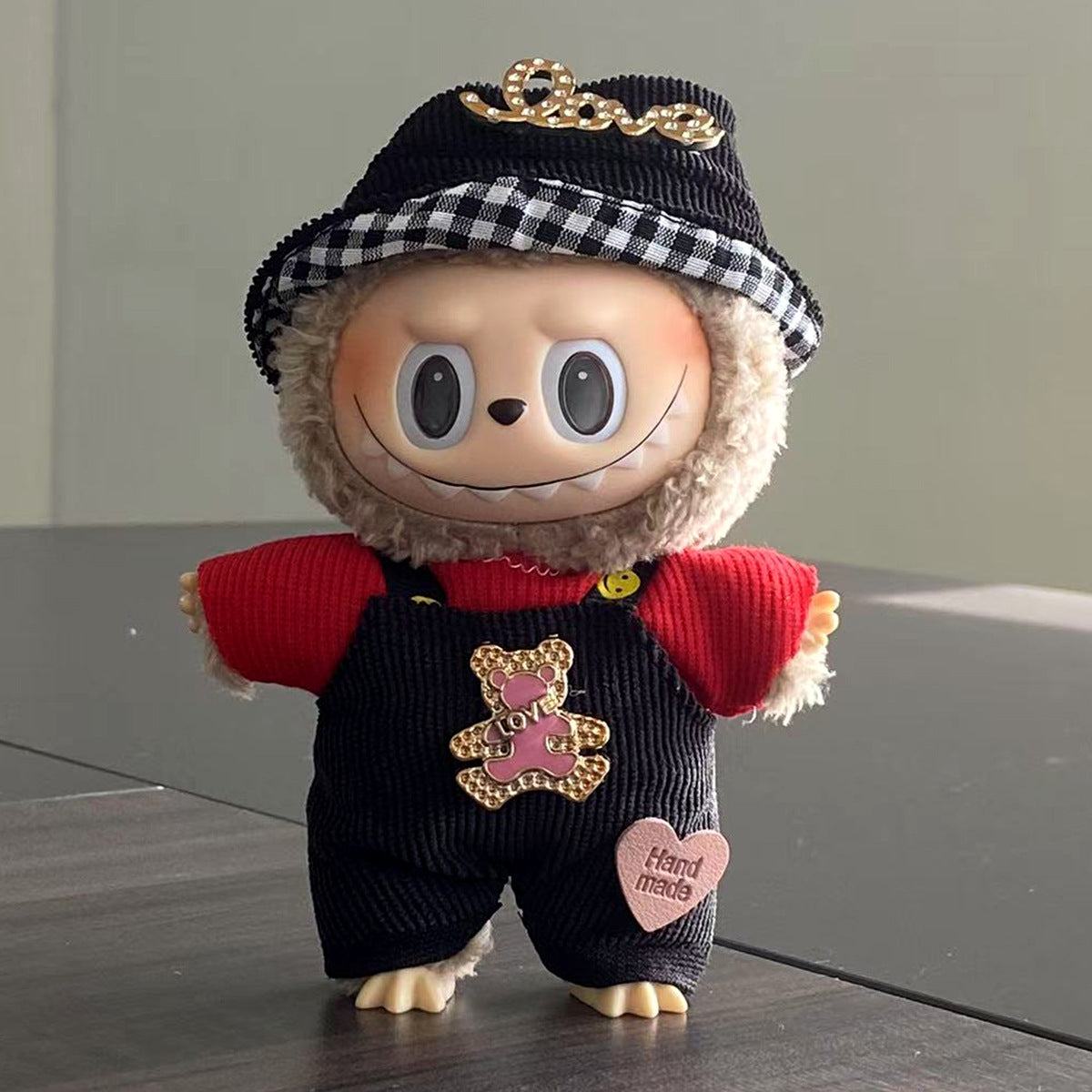Labubu Doll Clothes Labubu Clothes 17cm First Second Third Generation Plush Vinyl Doll Dress Up Outfit Set