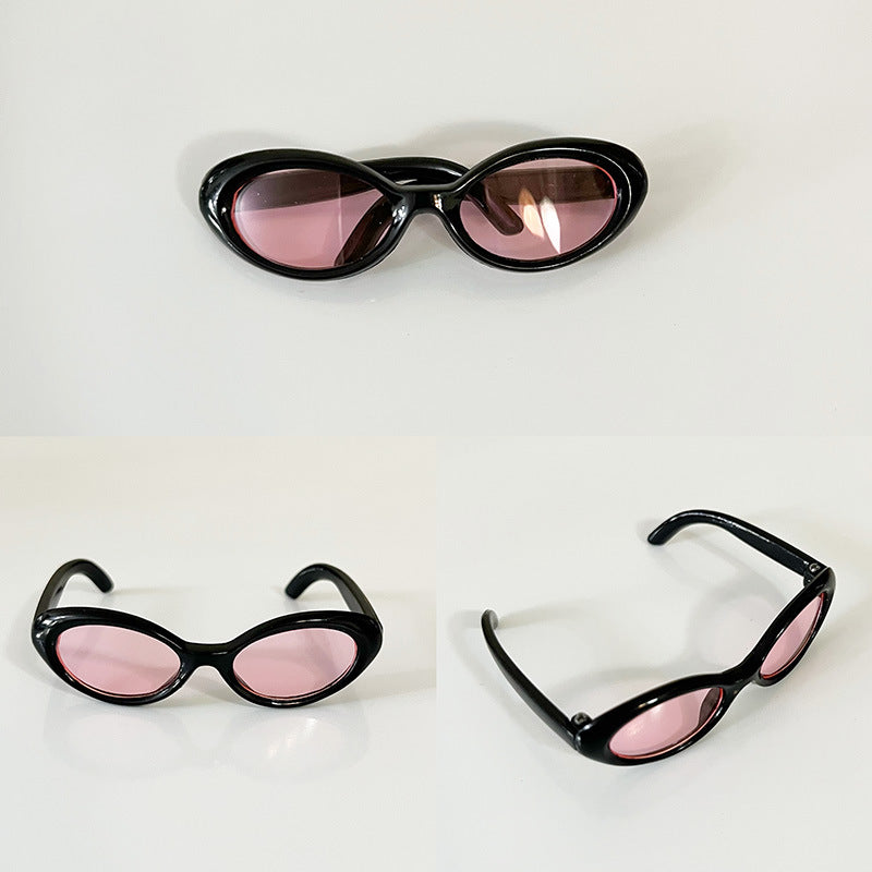 (Only-Clothes) Width 6.5cm Glasses Automobiles Curtain Cloth Labubu Sunglasses Vinyl Blind Box Doll Doll Accessories Cotton Doll Accessories