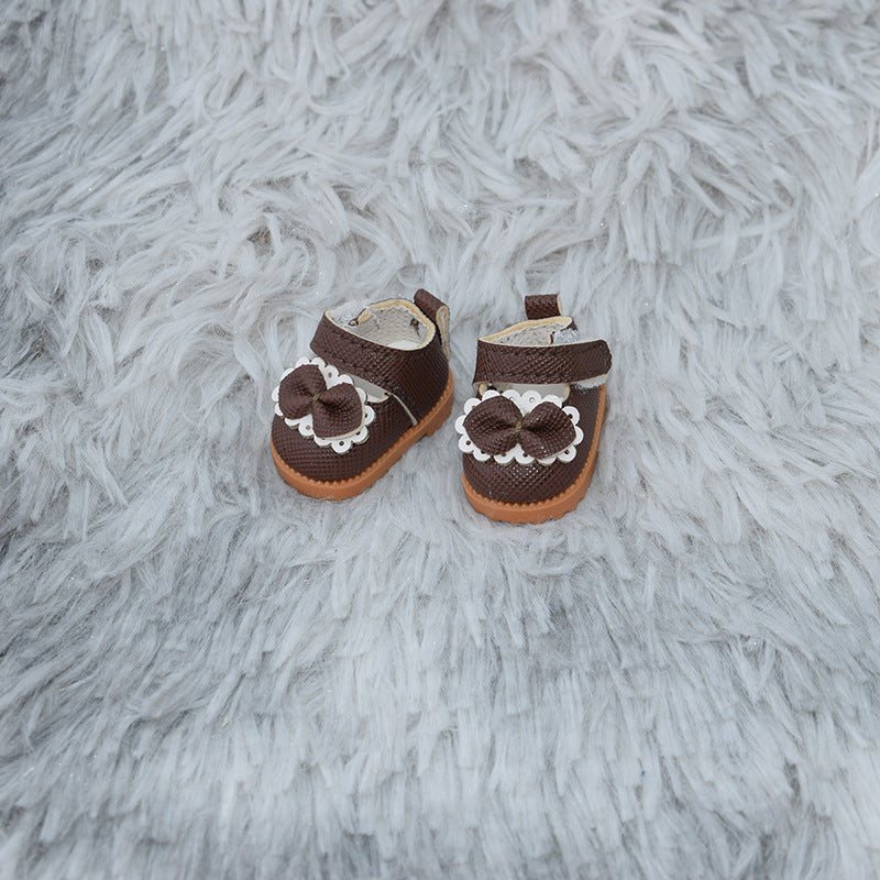 (only-clothes) Labubu Doll Shoes Collection 17CM Keychain Blind Box Labubu Replacement Shoes Doll Dress-Up Toy Shoes