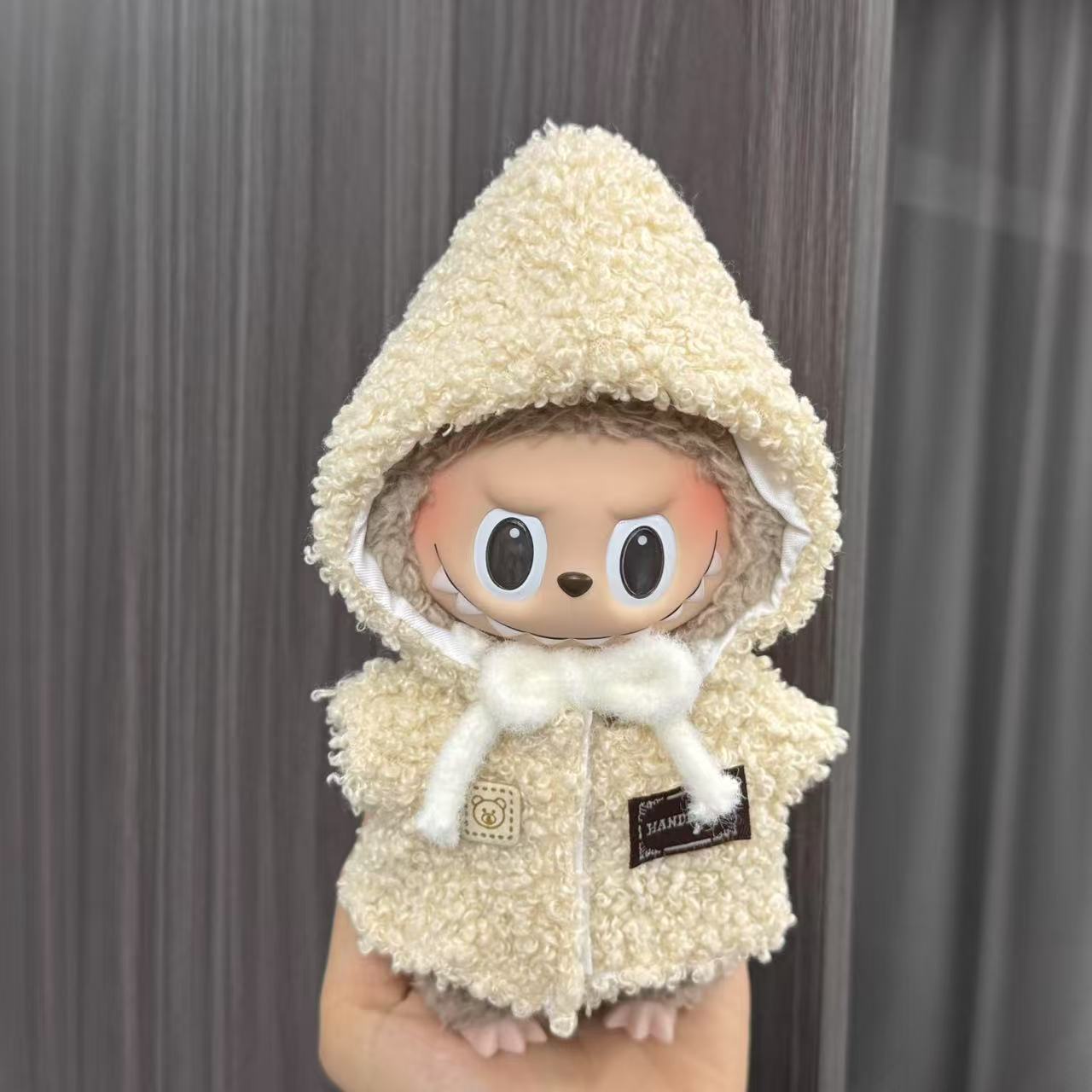 (only-clothes) Labubu Doll Clothes Labubu 17cm Pendant First and Second Generation Vinyl Plush Doll Replacement Clothes Set Accessories