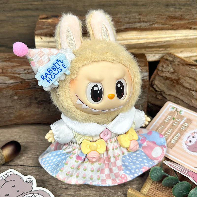 (only-clothes)Only applicable to clothing labubu Sitting Party Baby Clothes First, Second, and Third Generation Blind Box Labubu Baby Clothes Plush