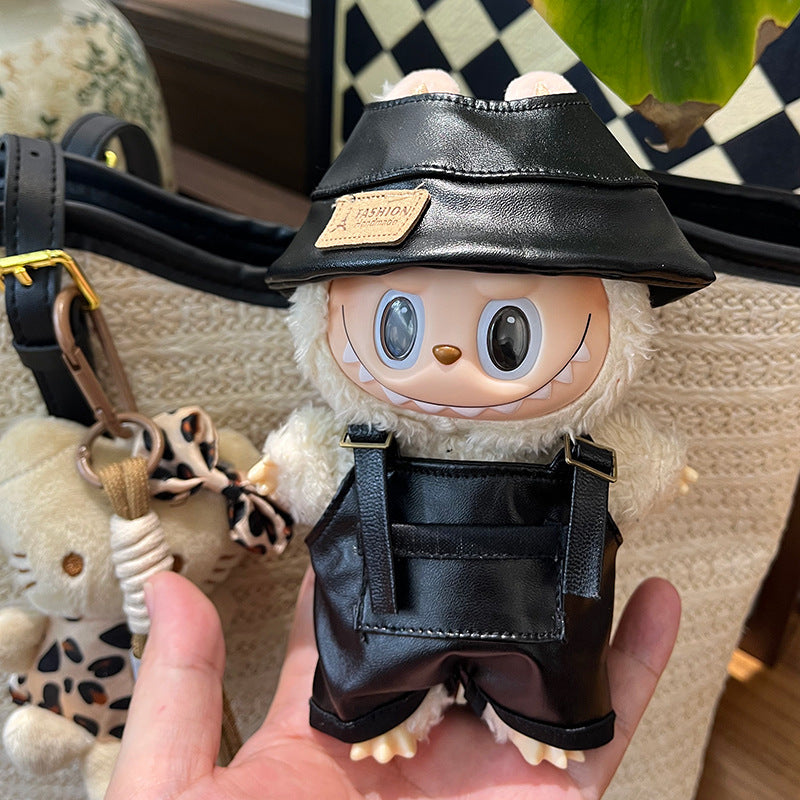 (only-clothes) Clothes Only Suitable for 17cm Labubu Doll Clothes First and Second Generation Labubu Blind Box Pendant Clothes Dress-Up Set