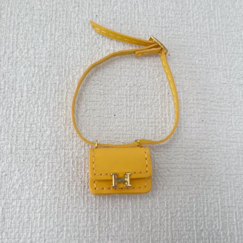 (only-clothes) Only Bag 17cm Labubu First Second Third Generation Decorative Adjustable Bag Cute H Family Bag Doll Accessories