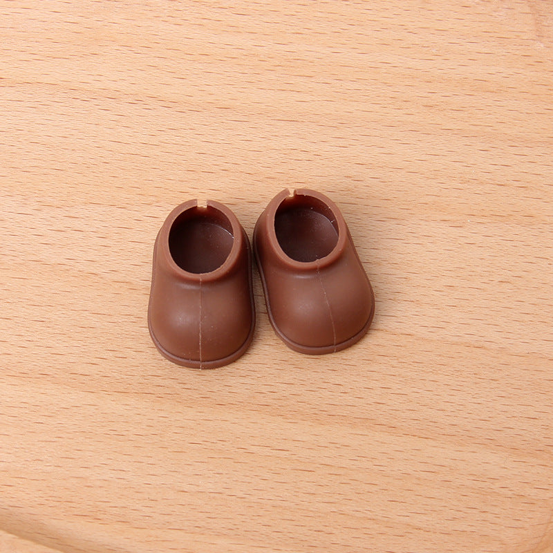 (only-clothes) New 17cm Labubu Shoes Labubu 10cm Cotton Doll Shoes Doll Accessories Boots