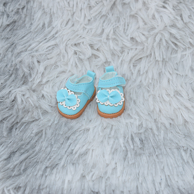 (only-clothes) Labubu Doll Shoes Collection 17CM Keychain Blind Box Labubu Replacement Shoes Doll Dress-Up Toy Shoes