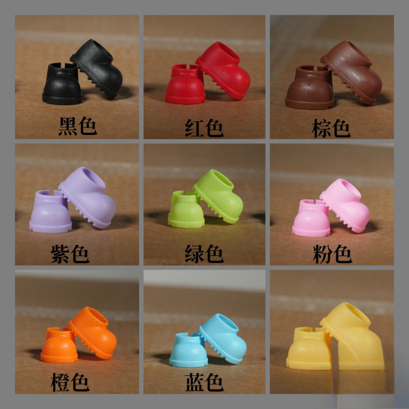 (only-clothes) First, Second, and Third Generation Labubu Doll DIY Multi-color Labubu Outfit Accessories Shoes Rain Boots Short Boots Wholesale