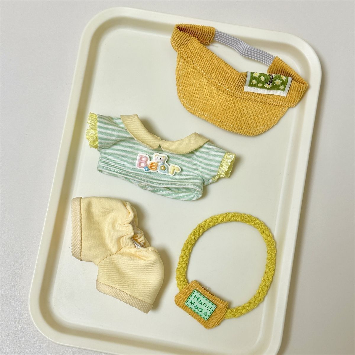 Summer Edition 17cm Labubu Doll Clothes Labubu Accessories First and Second Generation Vinyl Doll Replacement Outfit Set Other