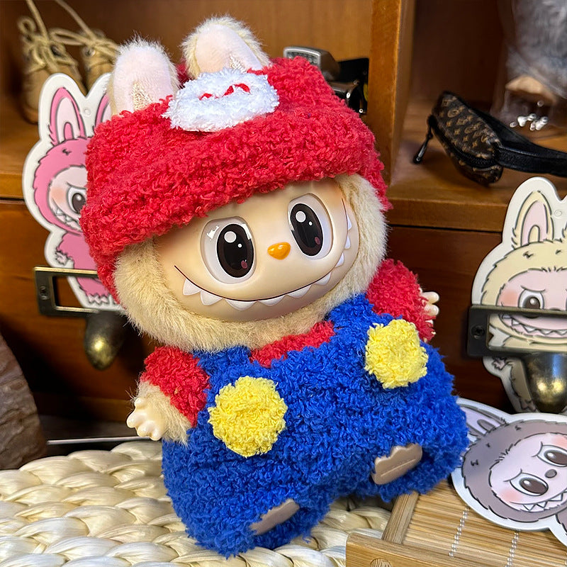 (only-clothes)Only applicable to clothing labubu Sitting Party Baby Clothes First, Second, and Third Generation Blind Box Labubu Baby Clothes Plush
