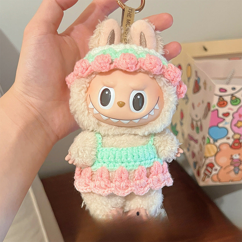 (only-clothes) Labubu Doll Clothes Labubu First Generation Third Generation Sitting Party Clothes Doll Replacement Dress Original Doll Clothes