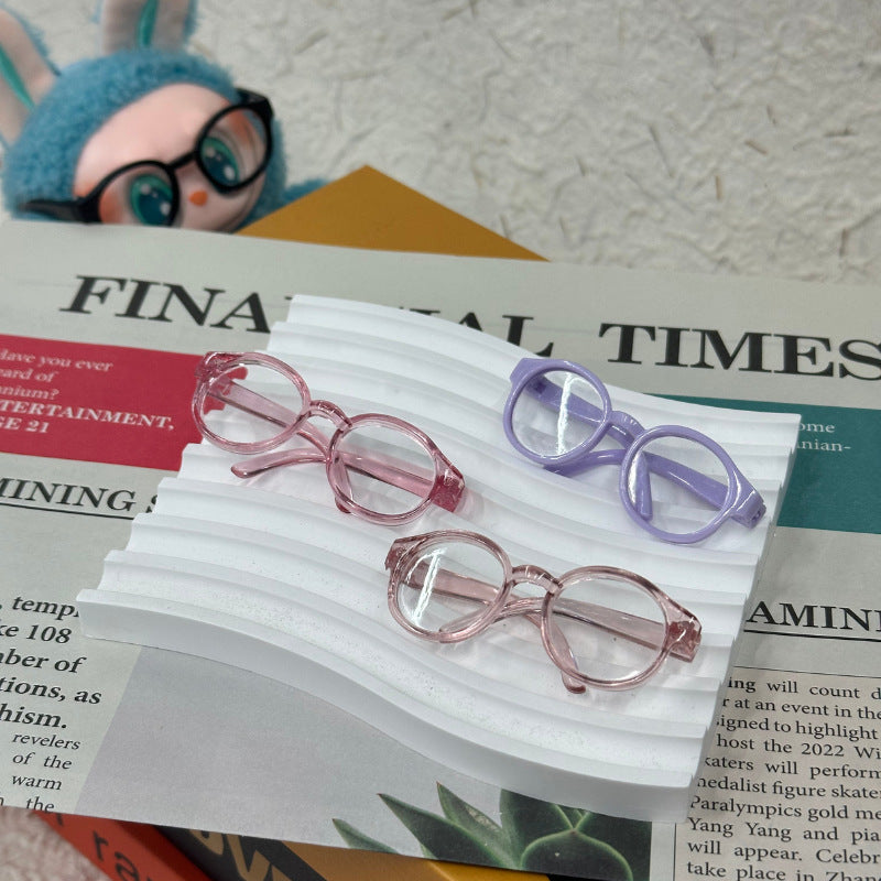 (only-clothes) Labubu Glasses EXO Doll Mini Glasses Toy Accessories 1/3 BJD Doll 60cm Leaf Loli 6.5 Length