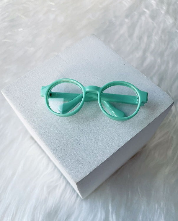 (only-clothes) Manufacturer Supply 6.5CM Glasses Self-Deprecating Bear Glasses Labubu Glasses Cotton Doll Glasses