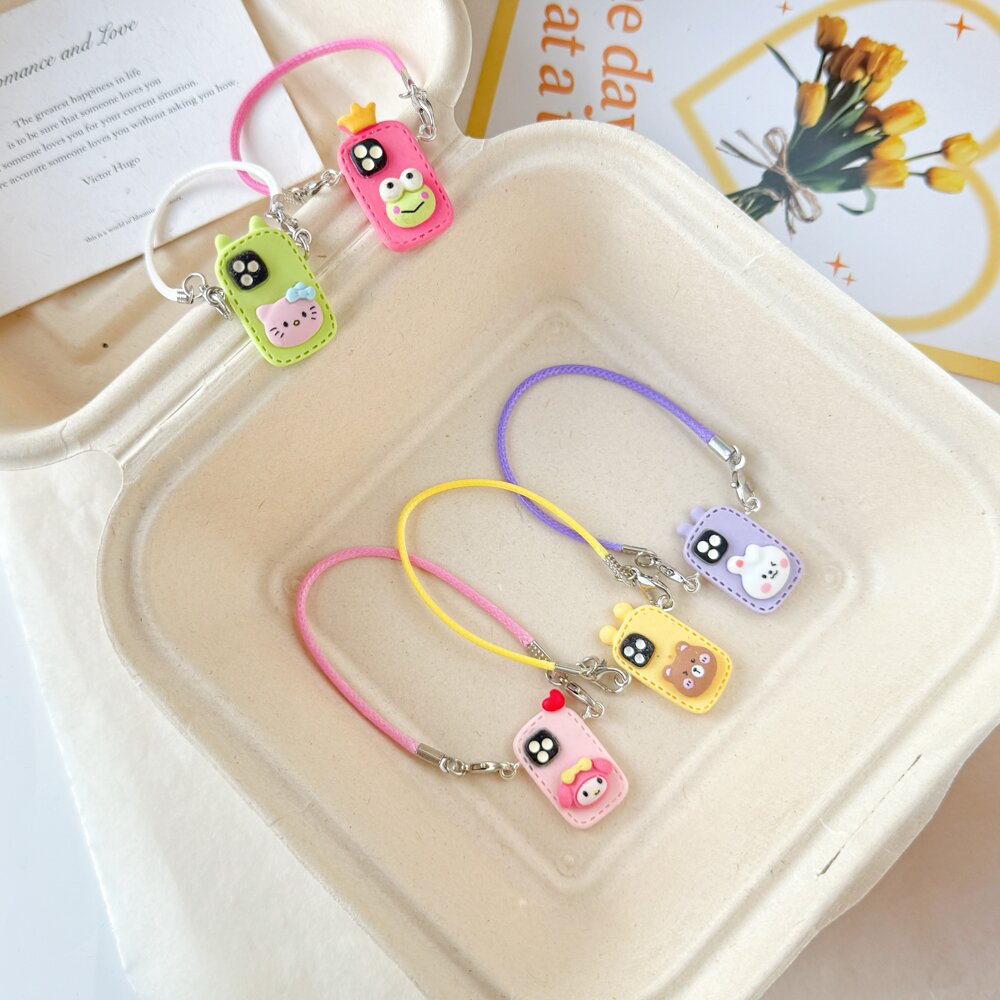 (only-clothes) Dollhouse Mini Cartoon Model Small Camera Bowknot Neck Hanging Accessory Doll Hanging Decoration Accessory