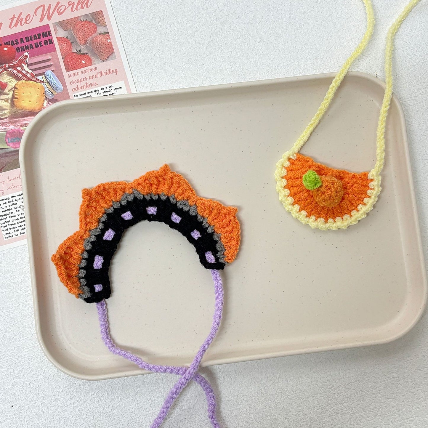 (only-clothes) New Labubu Crochet Baby Clothes Cute Handmade Doll Clothes Manufacturer Clearance Direct Sale Knitted Doll Accessories