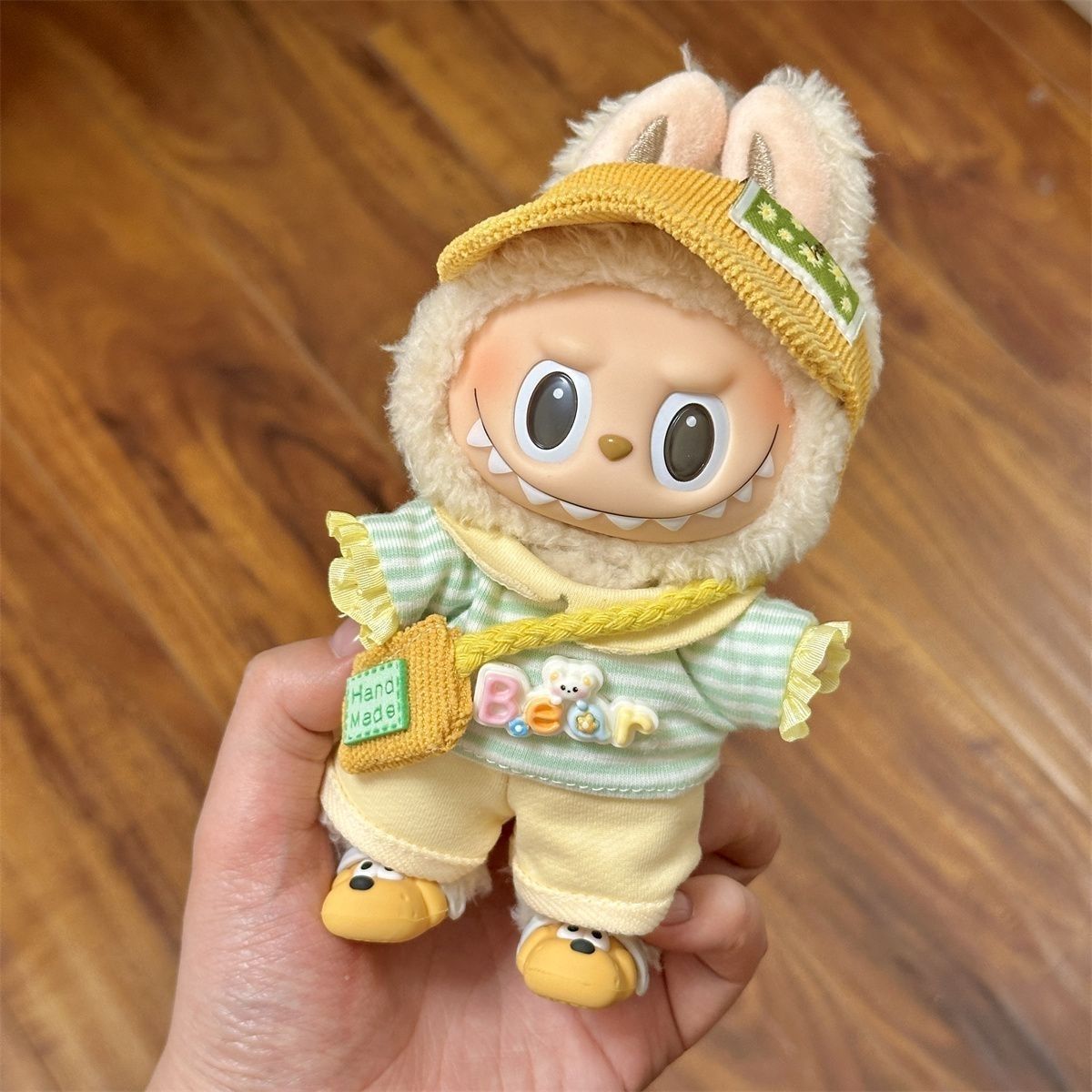 Summer Edition 17cm Labubu Doll Clothes Labubu Accessories First and Second Generation Vinyl Doll Replacement Outfit Set Other