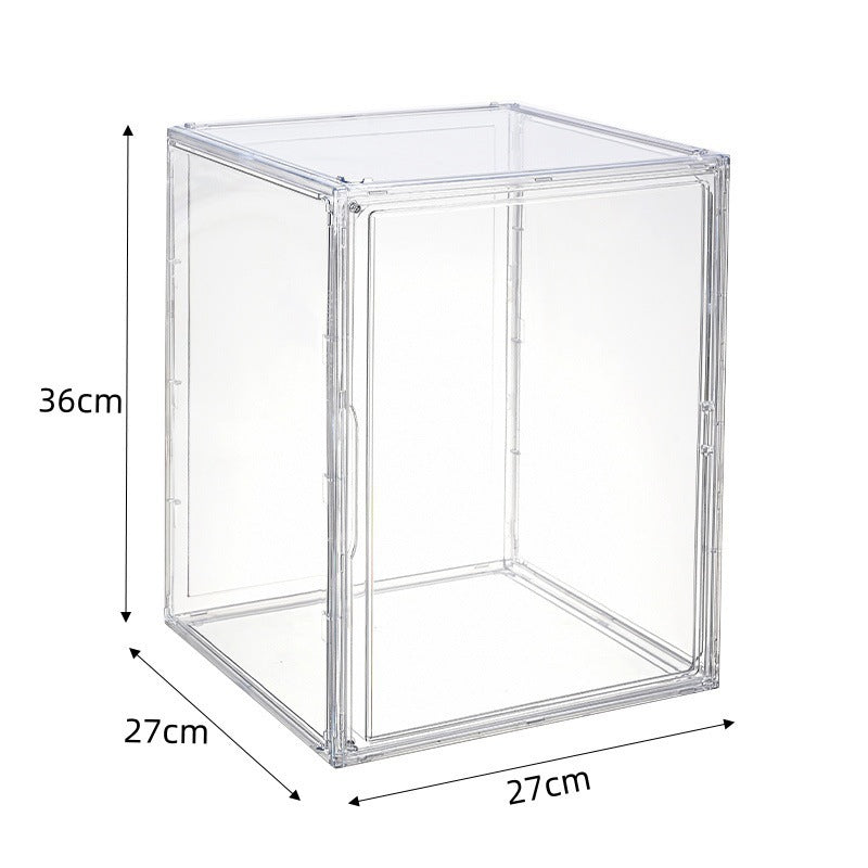 Labubu Bubble Mart Compatible Vinyl Protective Dust Cover Acrylic High Transparency Labubu Blind Box Display Case Cabinet