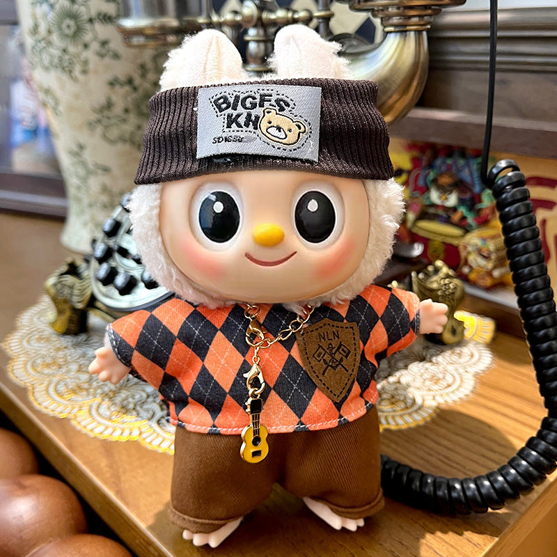 (only-clothes) Suitable for Labubu Sitting Party Doll Clothes First, Second, and Third Generation Blind Box Labubu Doll Clothes Wholesale
