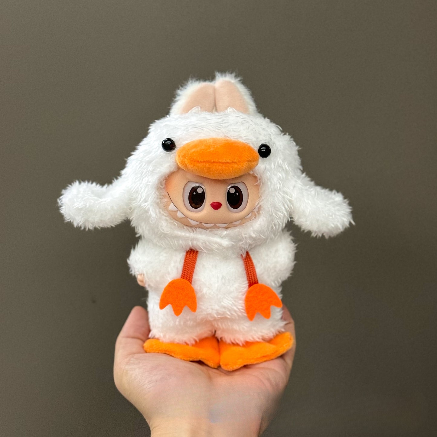 (only-clothes) Suitable for Labubu Doll Clothes First Second Third Generation Labubu Clothes 17cm Vinyl Pendant Doll Set