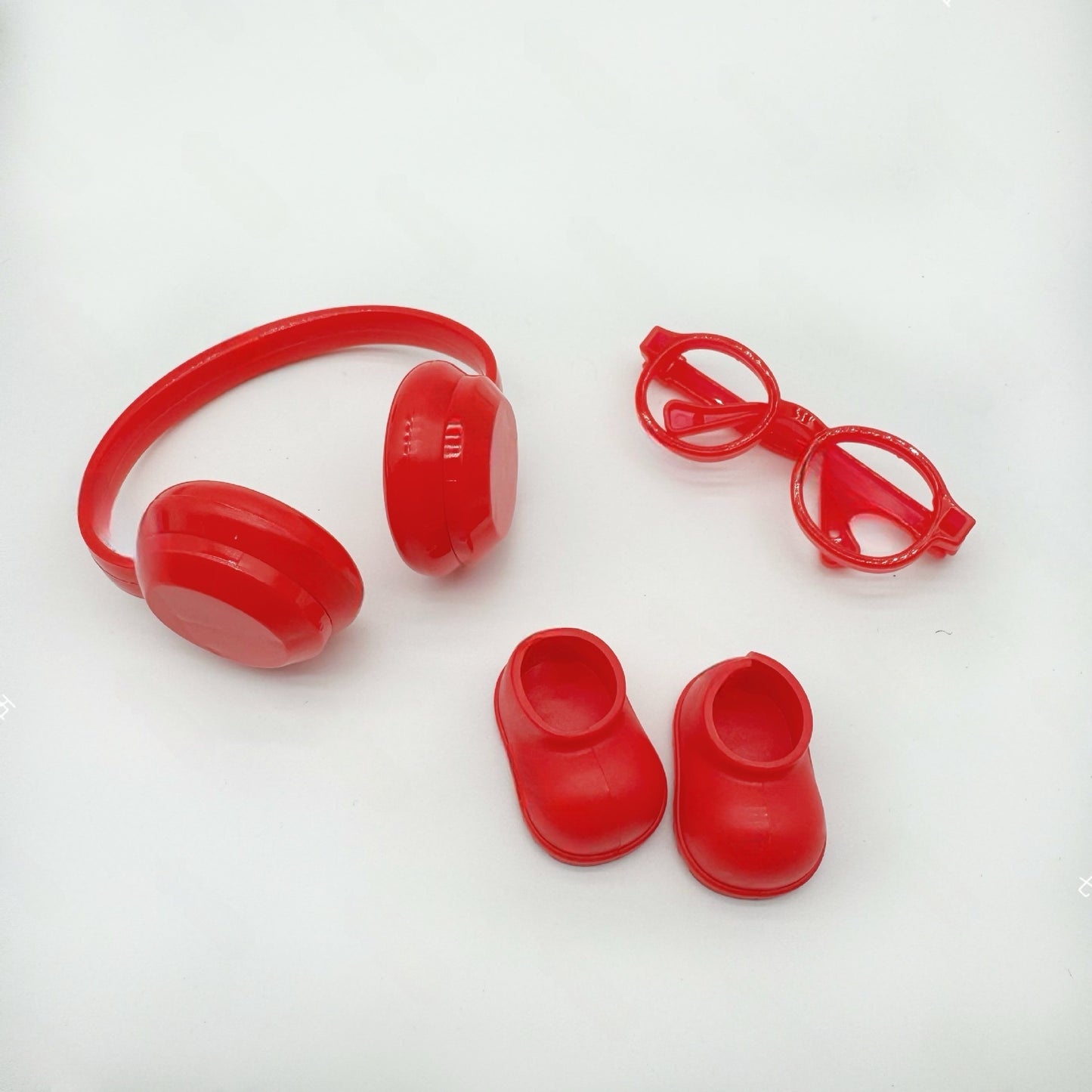 Labubu Doll 17CM Labubu 10cm Cotton Doll Dress-Up Headphones Glasses Shoes Boots Crown Accessories