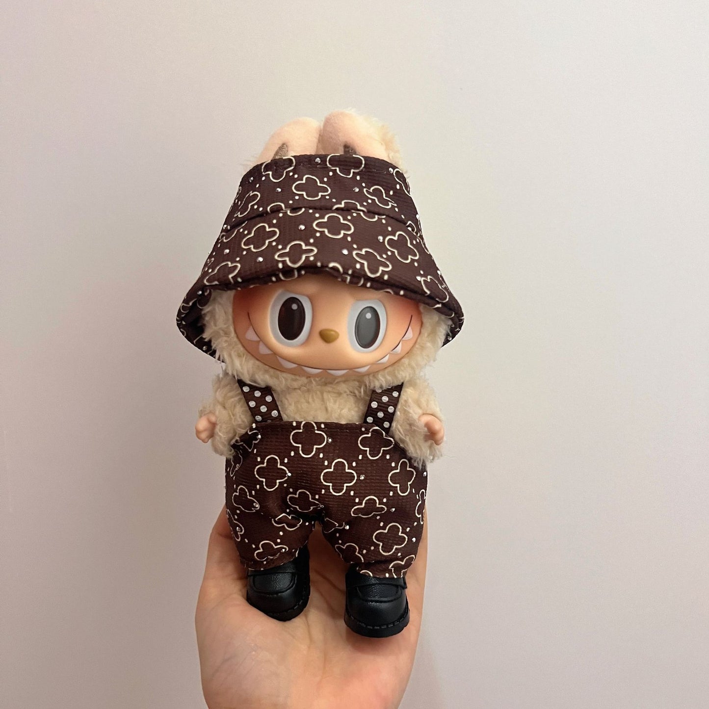 (only-clothes) Suitable for Labubu Doll Clothes First Second Third Generation 17cm Pendant Plush Toy Clothes Set