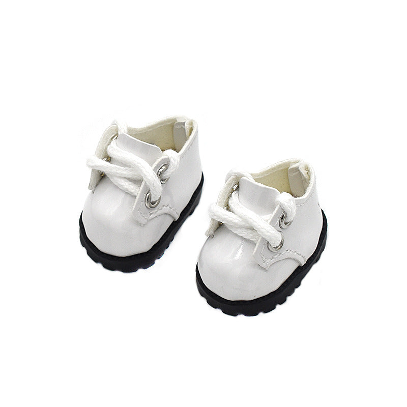 (only-clothes) Labubu Leather Shoes 8 Points BJD Doll Shoes 10CM Cotton Doll Lina Belle Pendant Doll Clothes