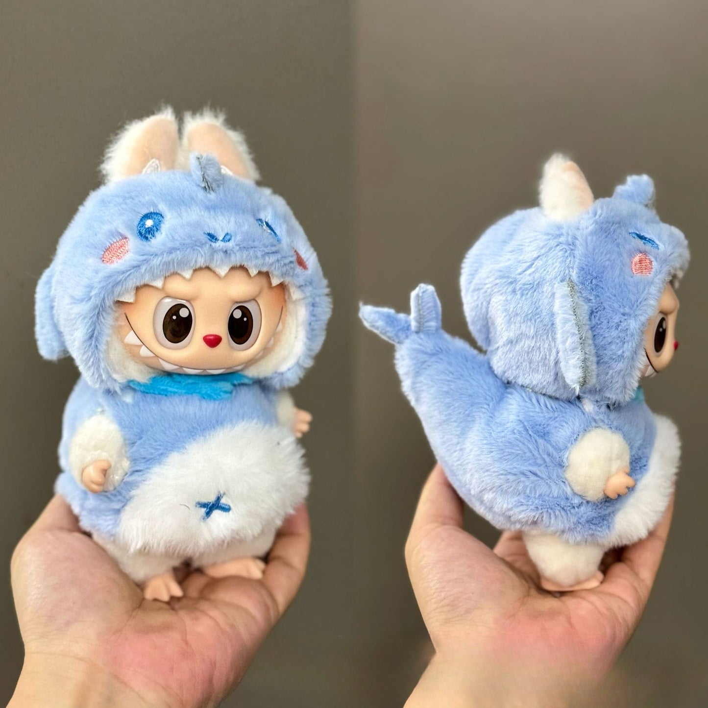 (only-clothes) Suitable for Labubu Doll Clothes 123 Generation Labubu Clothes 17cm Pendant Plush Doll Outfit Dress